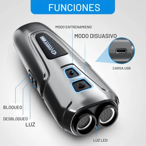 Ahuyentador de perros Ultrasónico