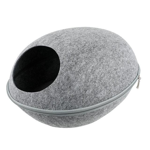 Cama de Gato estilo Cueva - MascotaGadget.com