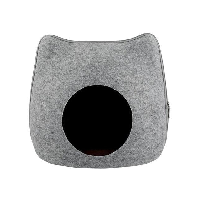 Cama de Gato estilo Cueva - MascotaGadget.com