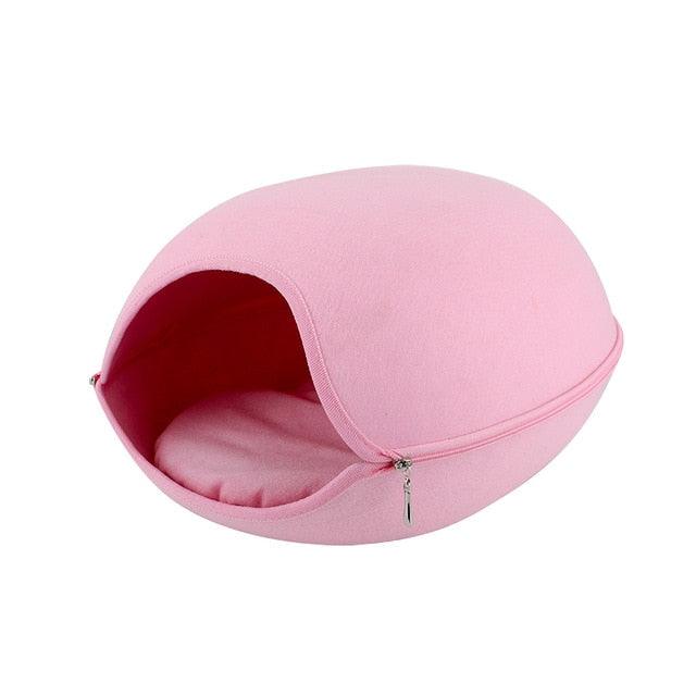 Cama de Gato estilo Cueva - MascotaGadget.com